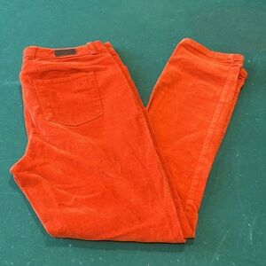 Orange Corduroy Pants
